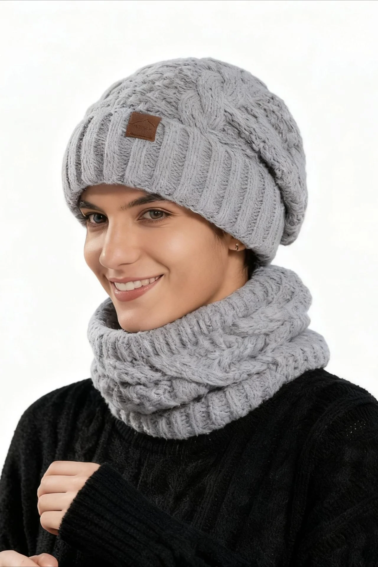 2-Piece Knit Hat And Scarf Set - Image 6