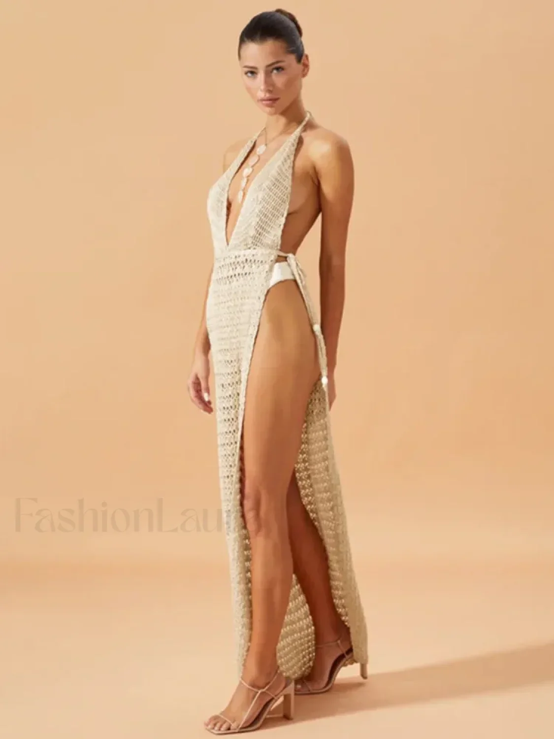 2PC Bikini Top Shorts Set Cover Up - Image 3