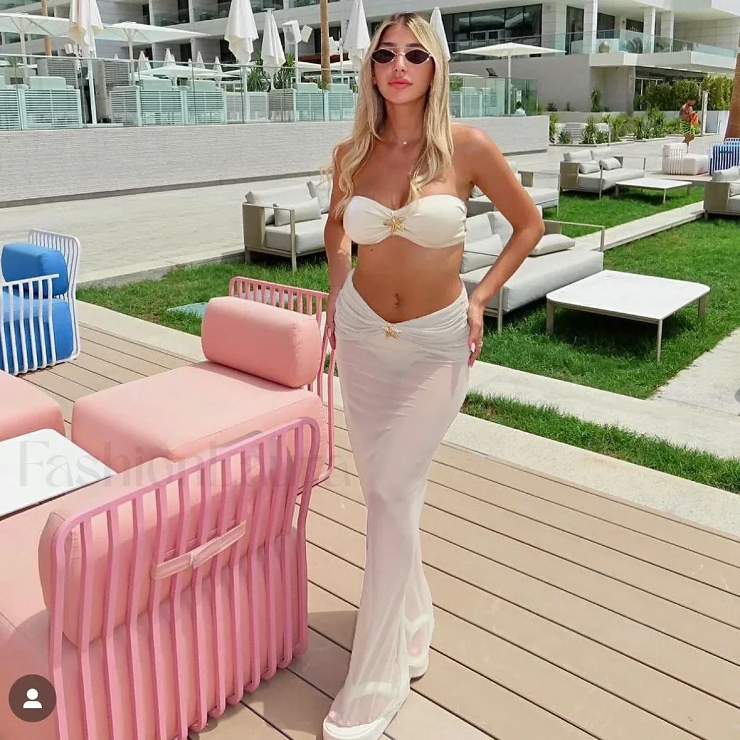 3-Piece Maxi Dress Bikini Set - Image 6