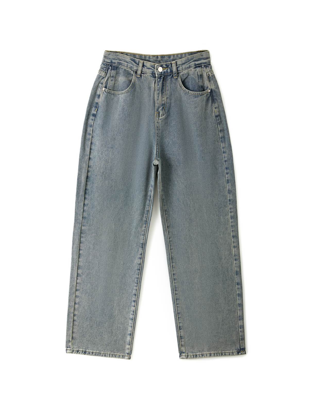 90s Washed High Waist Boyfriend Jeans - Image 18