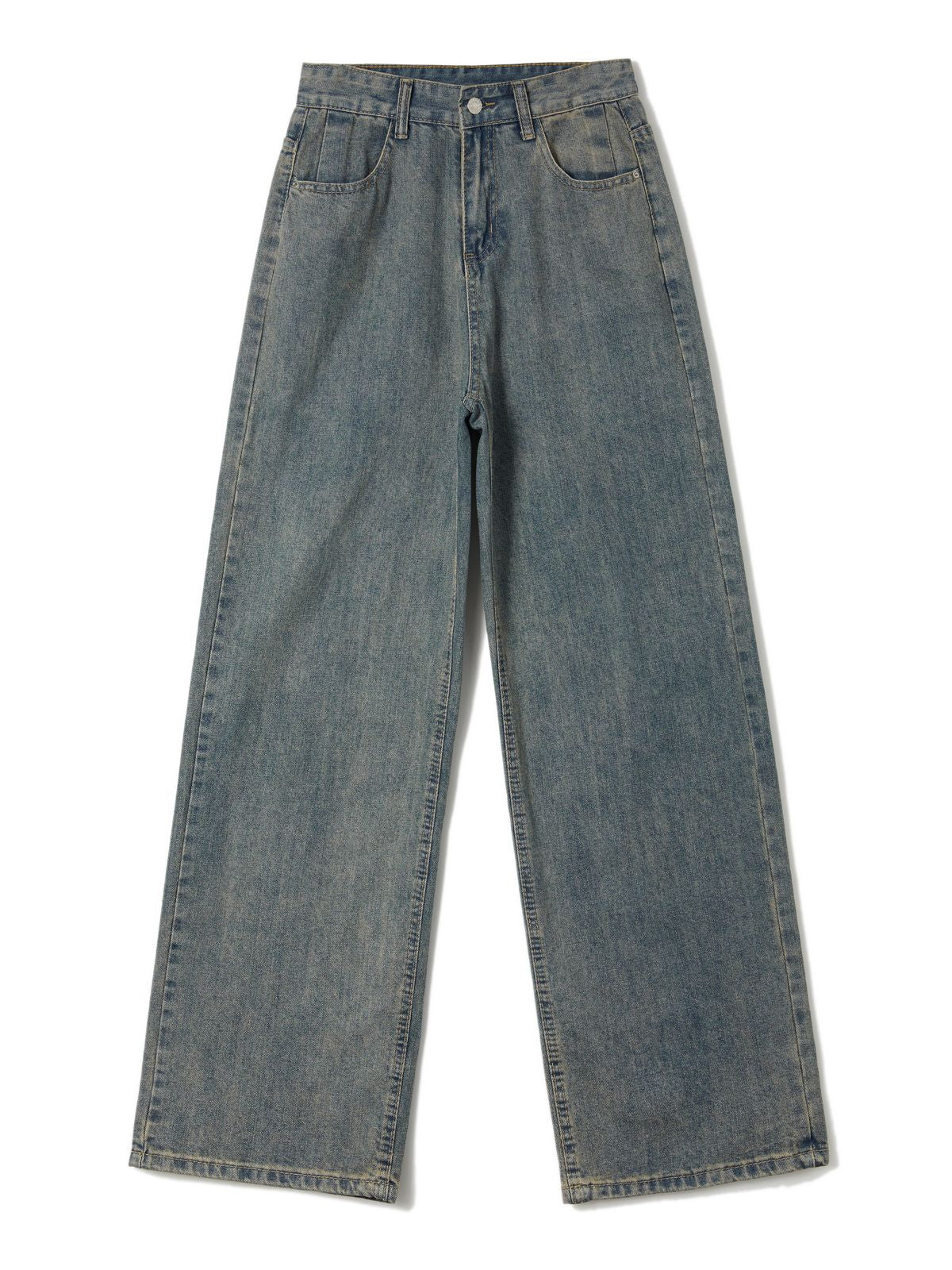 90s Washed High Waist Boyfriend Jeans - Image 7