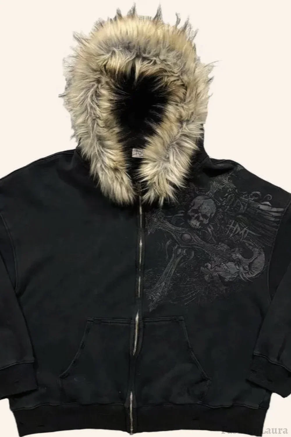 American Gothic Skeleton Bone Hoodie - Image 5