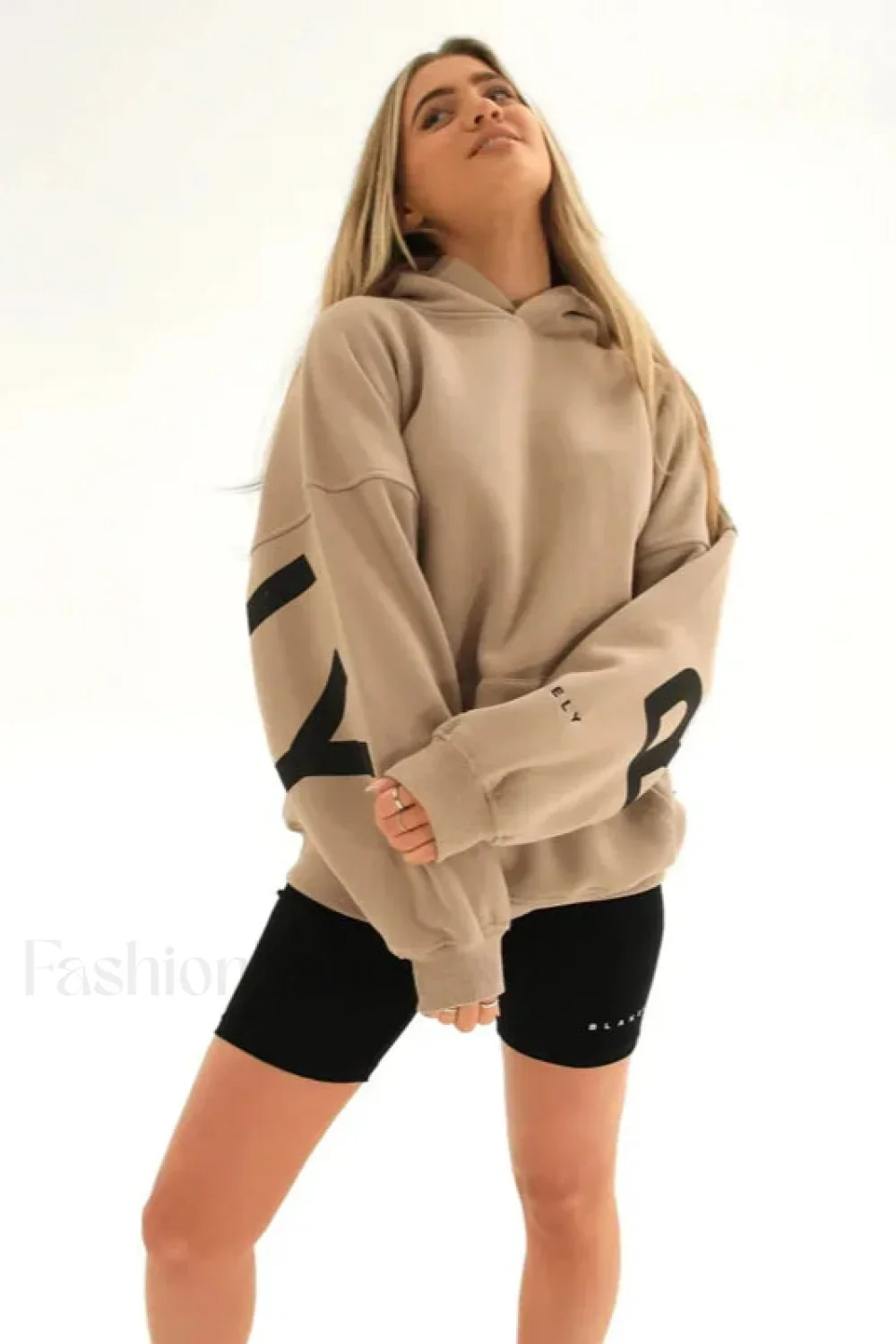 American Retro Letter Print Oversized Hoodie - Image 10