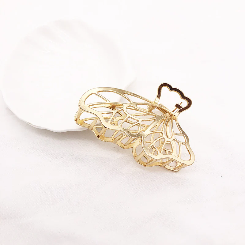 Animal Inspired Gold Metal Hair Claw - Image 2