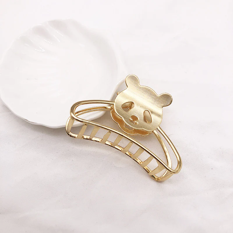Animal Inspired Gold Metal Hair Claw - Image 6
