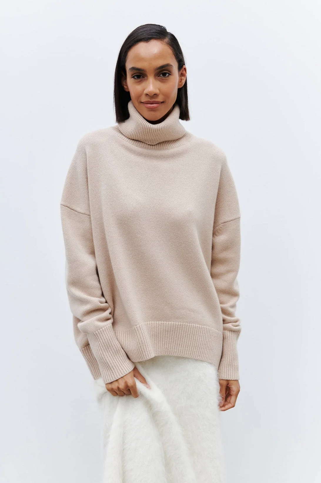 Anti-Pilling Loose Turtleneck Sweater - Image 25