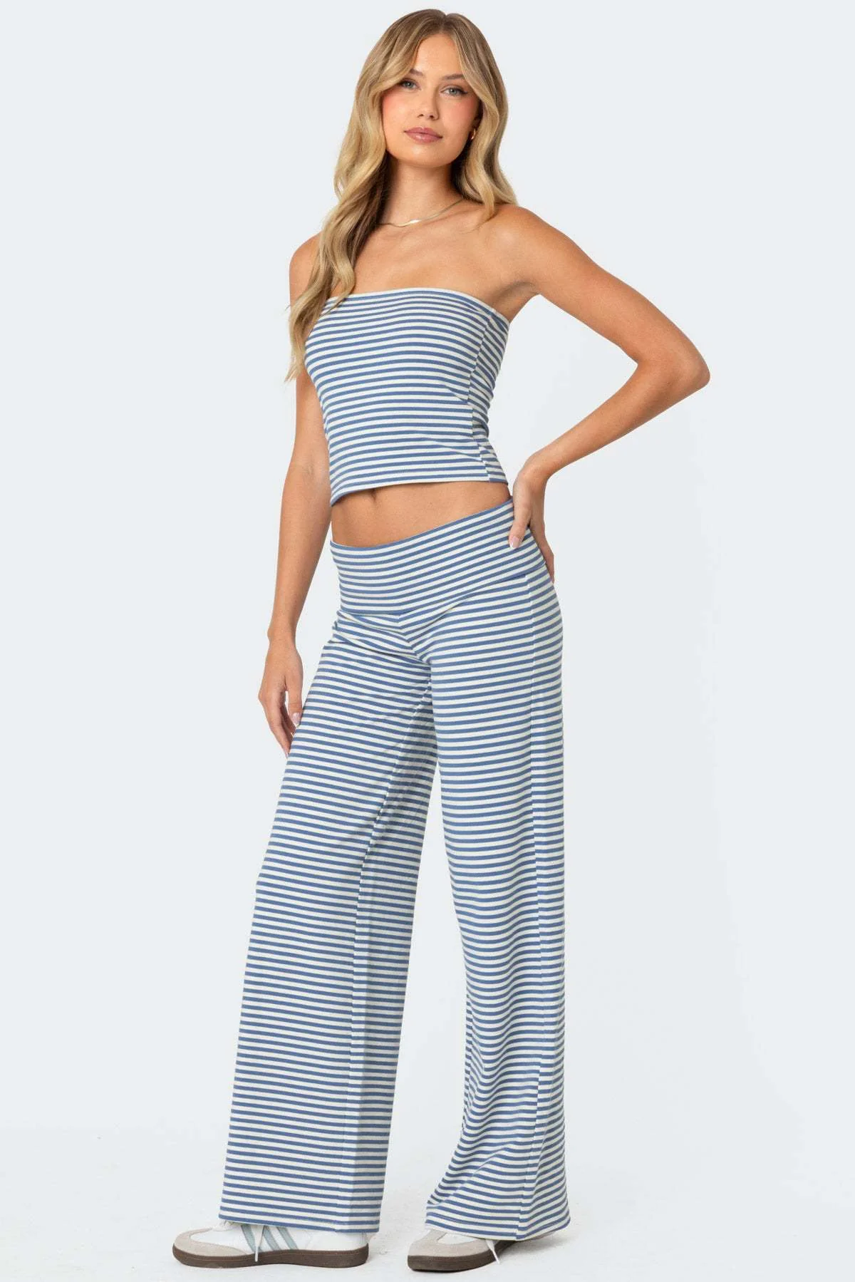 Athletic Fluid Stripe Straight Pants - Image 4