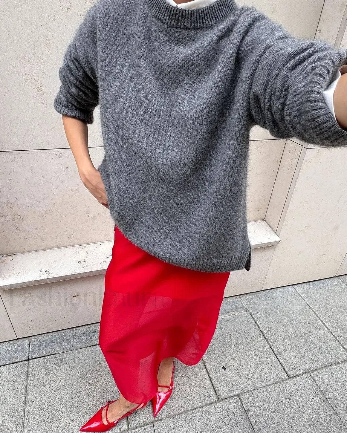 Autumn Women Solid Knitted Fashion Versatile O-neck Long Sleeve Basic Casual Sweater - Image 9