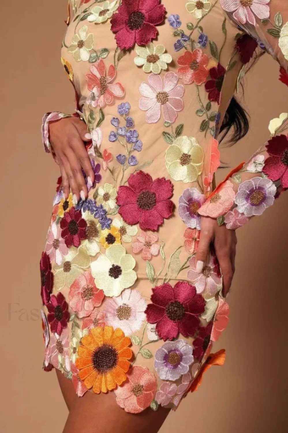 Backless Mini Dress - Image 3