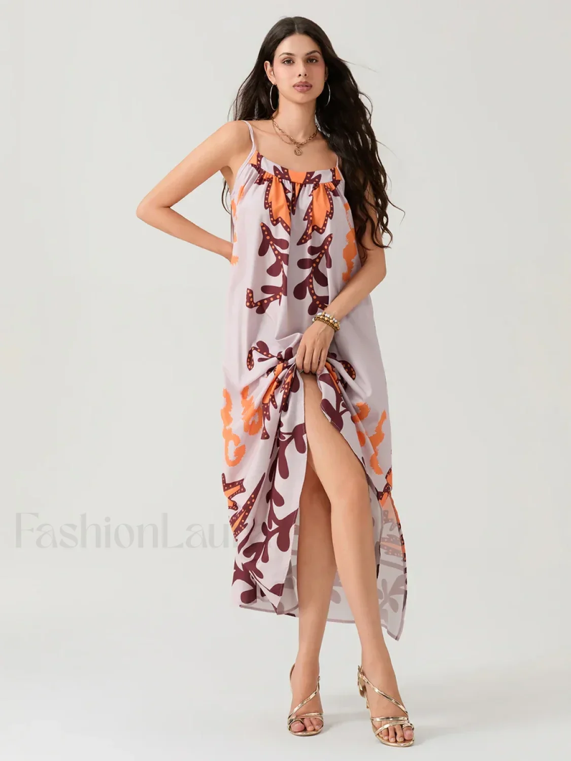 Backless Suspender Boho Dress - Image 8