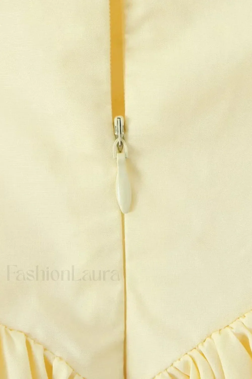 Ballet Style A-Line Fluffy Neck Mini Dress - Image 7