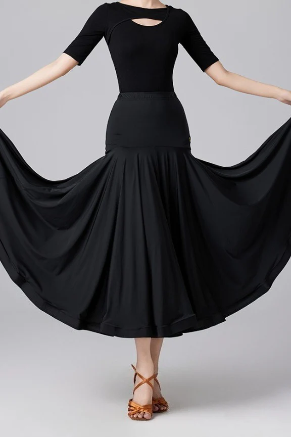 Ballroom Performance Flared Maxi Skirt - Image 4