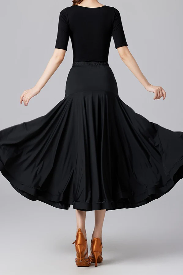 Ballroom Performance Flared Maxi Skirt - Image 5
