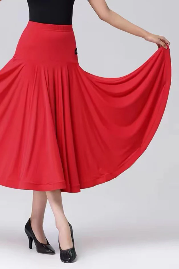 Ballroom Performance Flared Maxi Skirt - Image 8