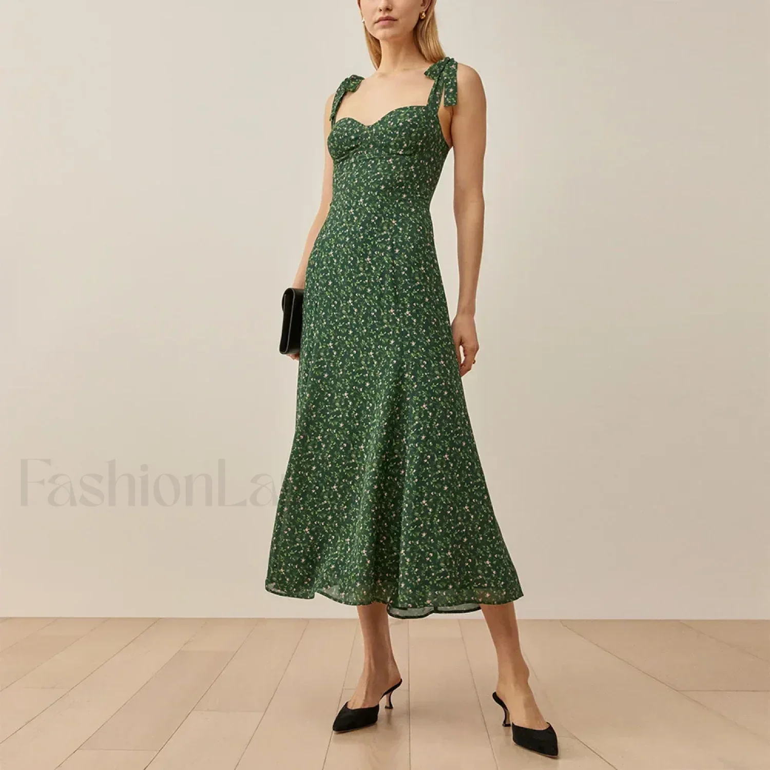 Beach Sweetheart Midi Floral Dress - Image 8