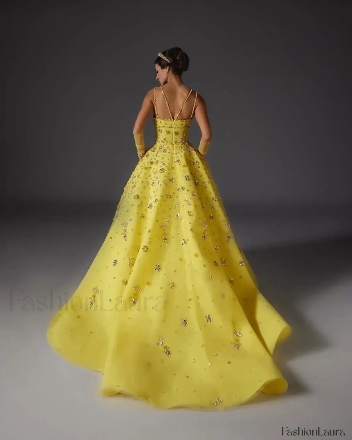 Beaded Floral Strap Maxi Dress - Image 15