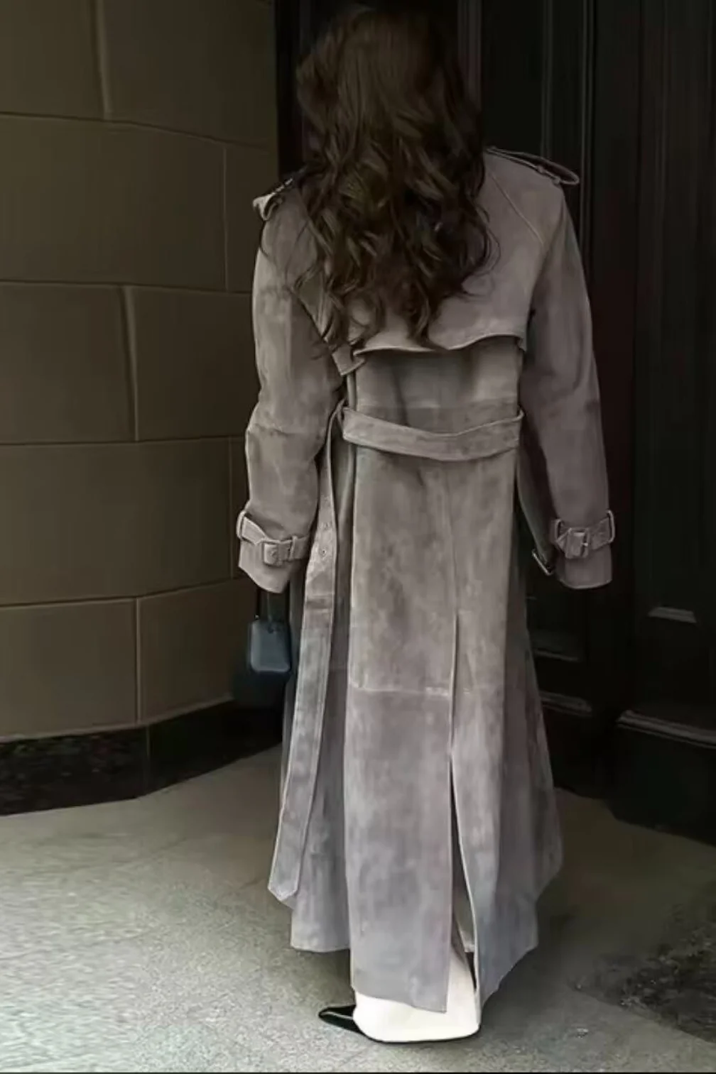 Belted Trench Casual Overcoat - Image 7