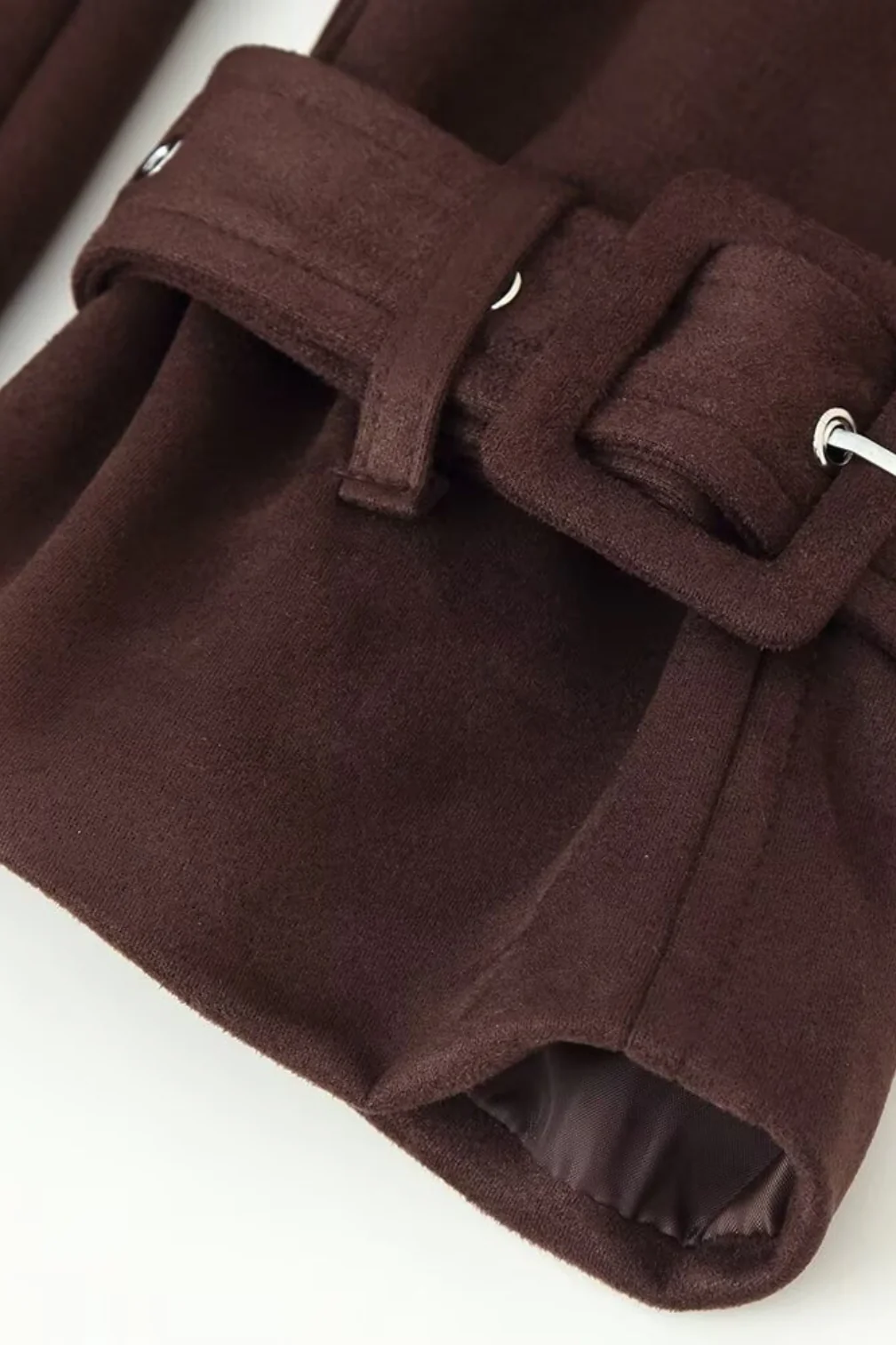 Belted Trench Casual Overcoat - Image 9