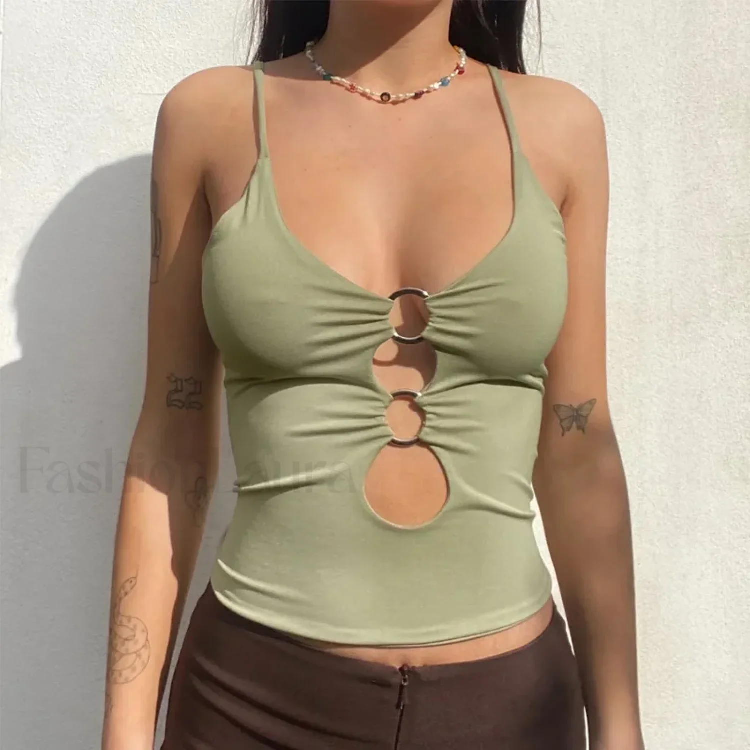 Black Party Club Crop Top - Image 15