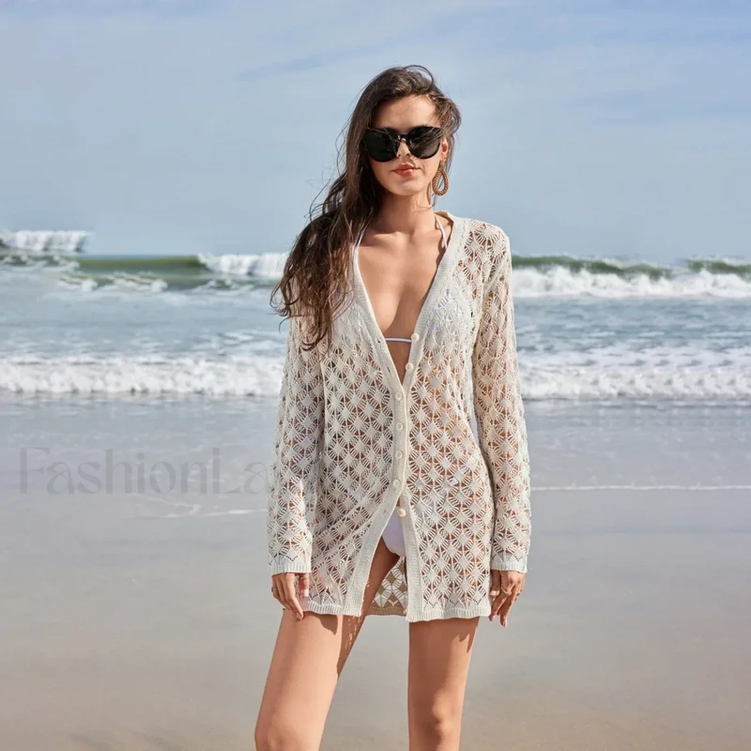 Butterfly Tassel Crochet Cover Up - Image 8