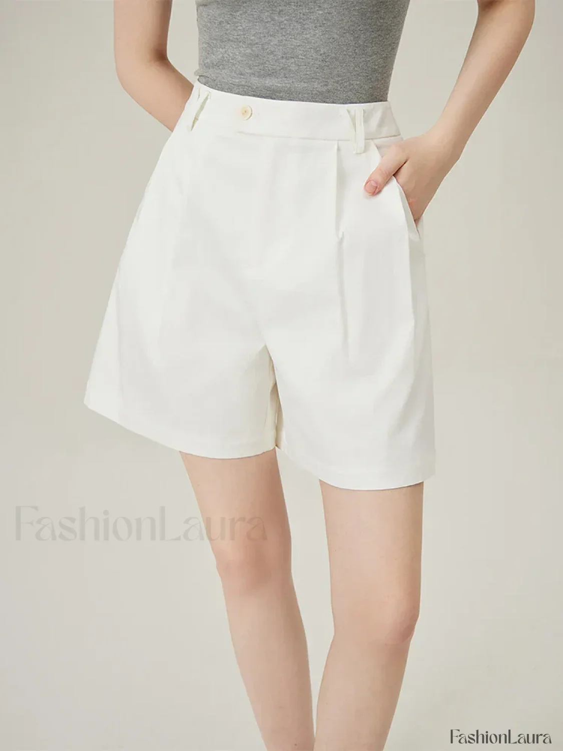 Casual Versatile High Waist Slim Fit Classic Women’s Short - Image 7