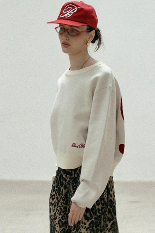 Casual Vintage Crew Neck Sweater - Image 26