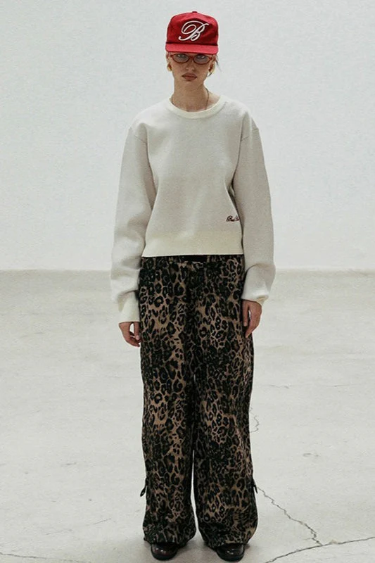 Casual Vintage Crew Neck Sweater - Image 27