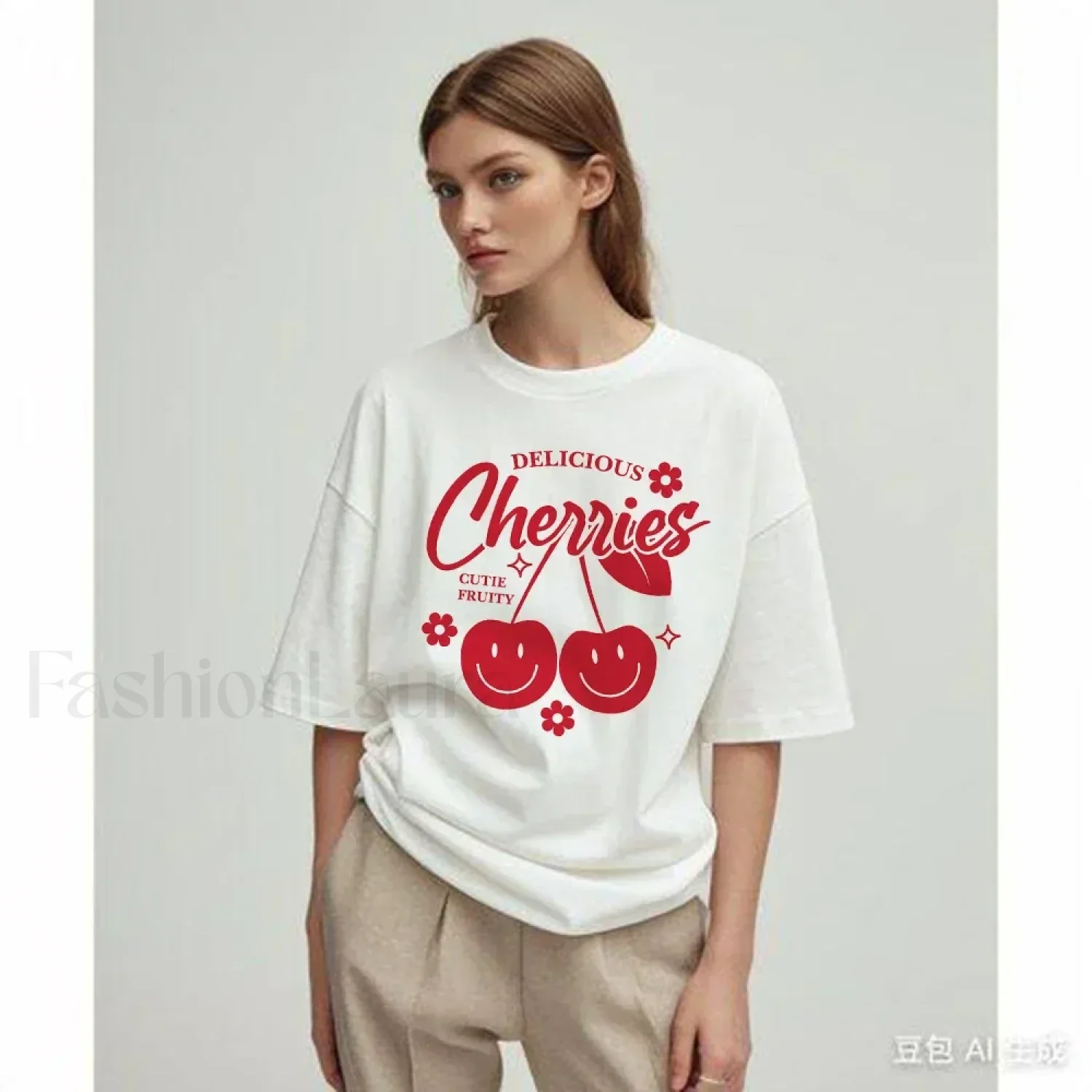 Cherry Delicious Raccoon Meme Graphic T-Shirt