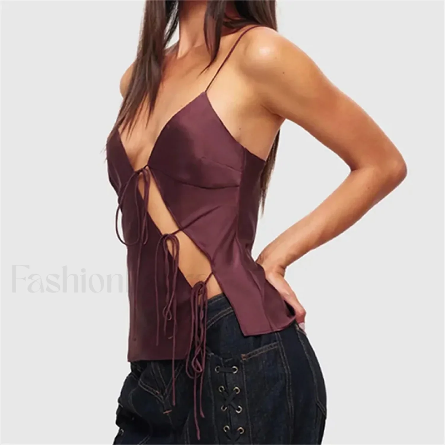 Chic Hollow Party Crop Top - Image 6
