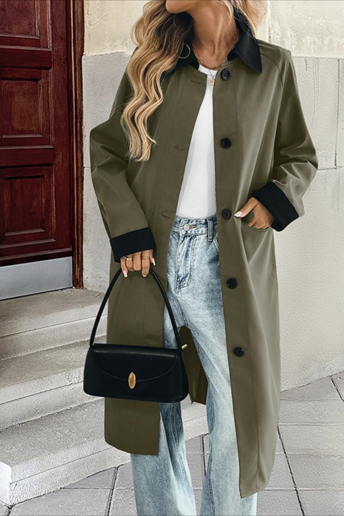 Long Line Commuter Style Overcoat - Image 3