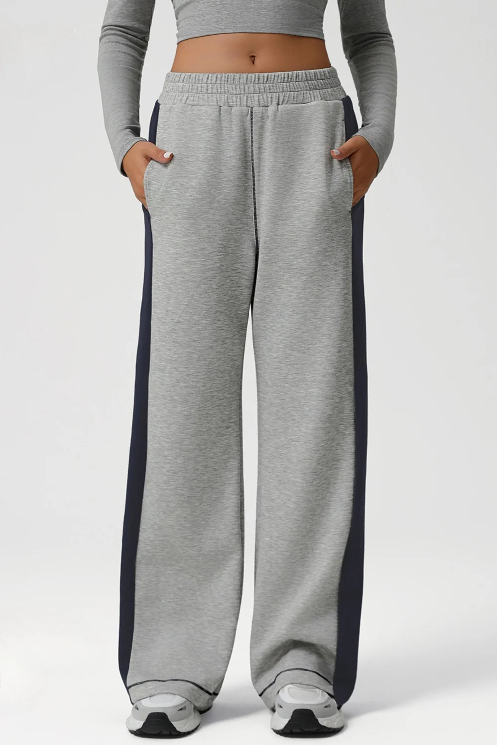 Color Block Yoga Knit Pants