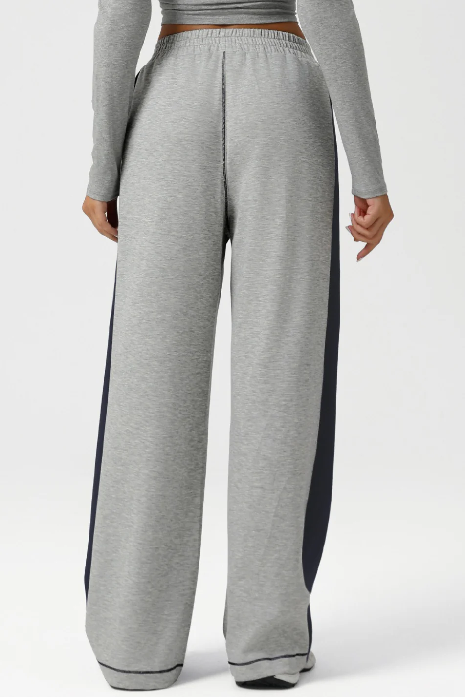 Color Block Yoga Knit Pants - Image 5