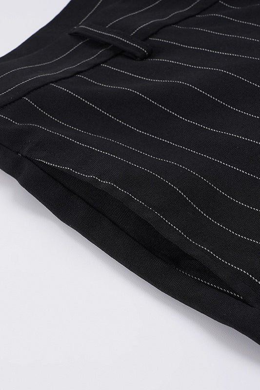 Contrast Stripe Woven Wide Leg Pants - Image 9