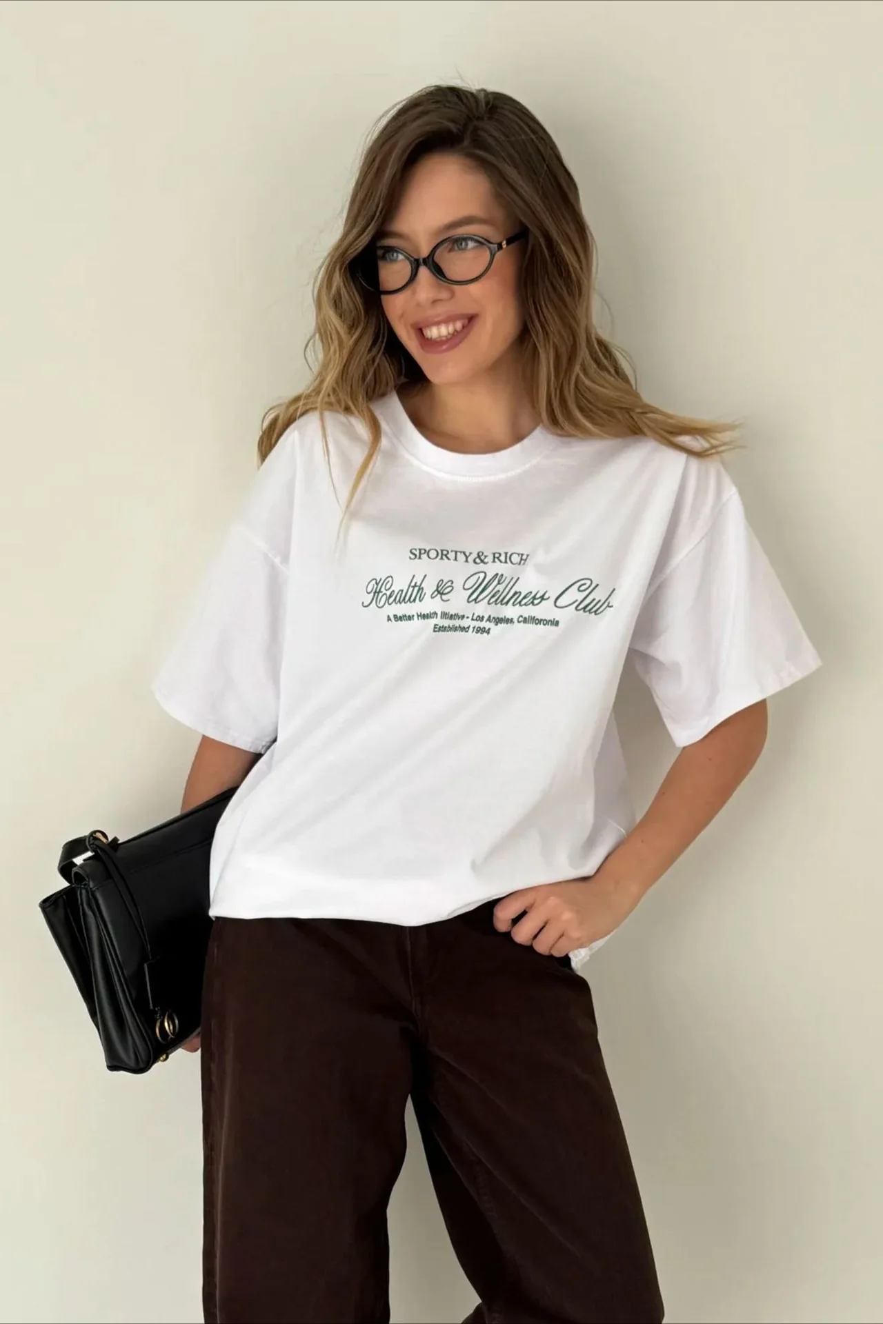 Cotton Loose Fit Casual Short Sleeve Tee