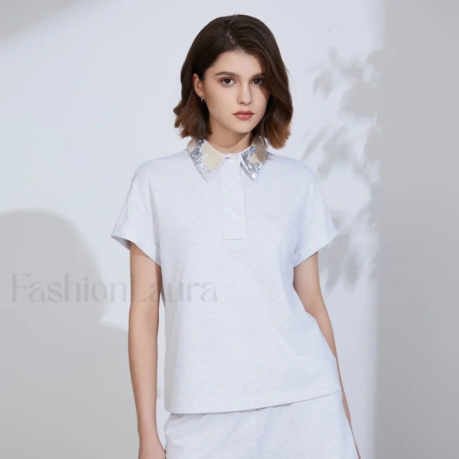 Cotton Summer Short Sleeved T-Shirt - Image 4