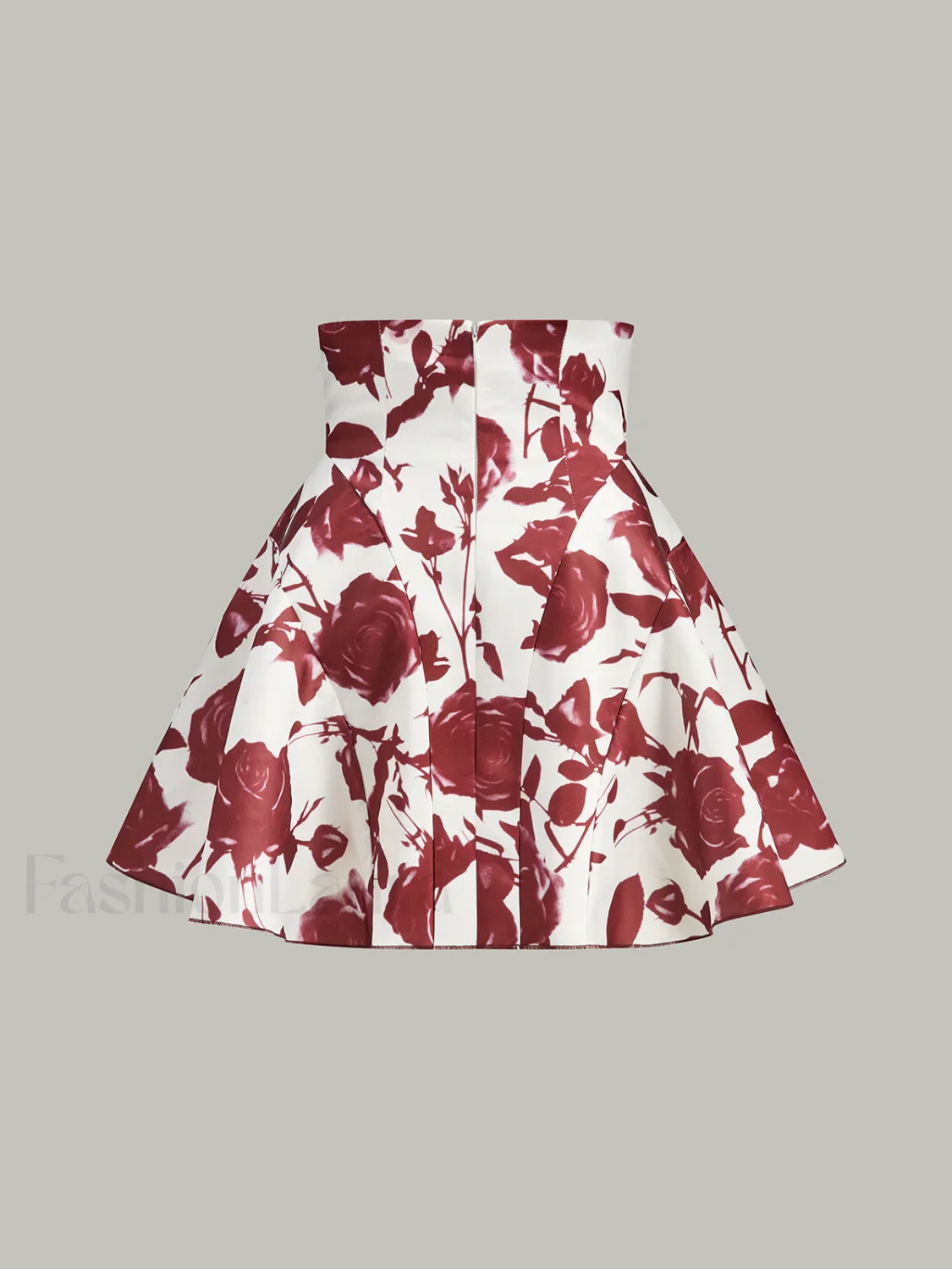 Floral Print Button-Detail Skirt - Image 9