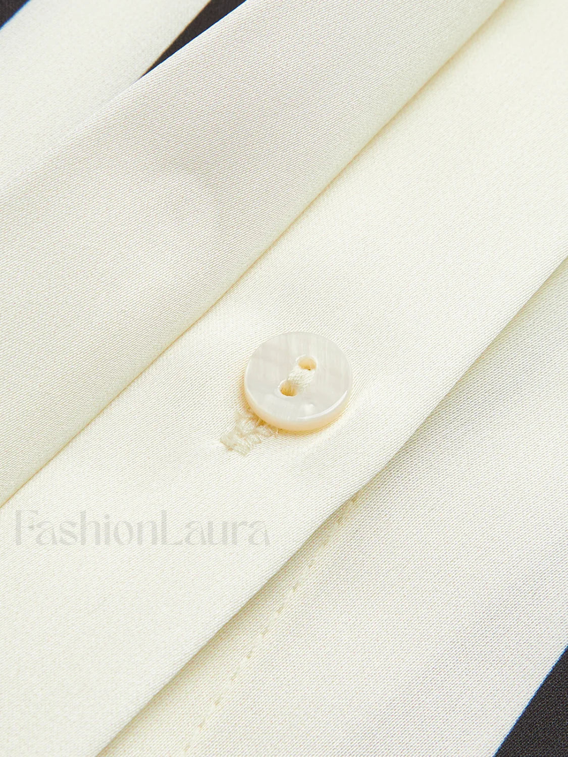 Satin Striped Button Cozy Blouse - Image 10