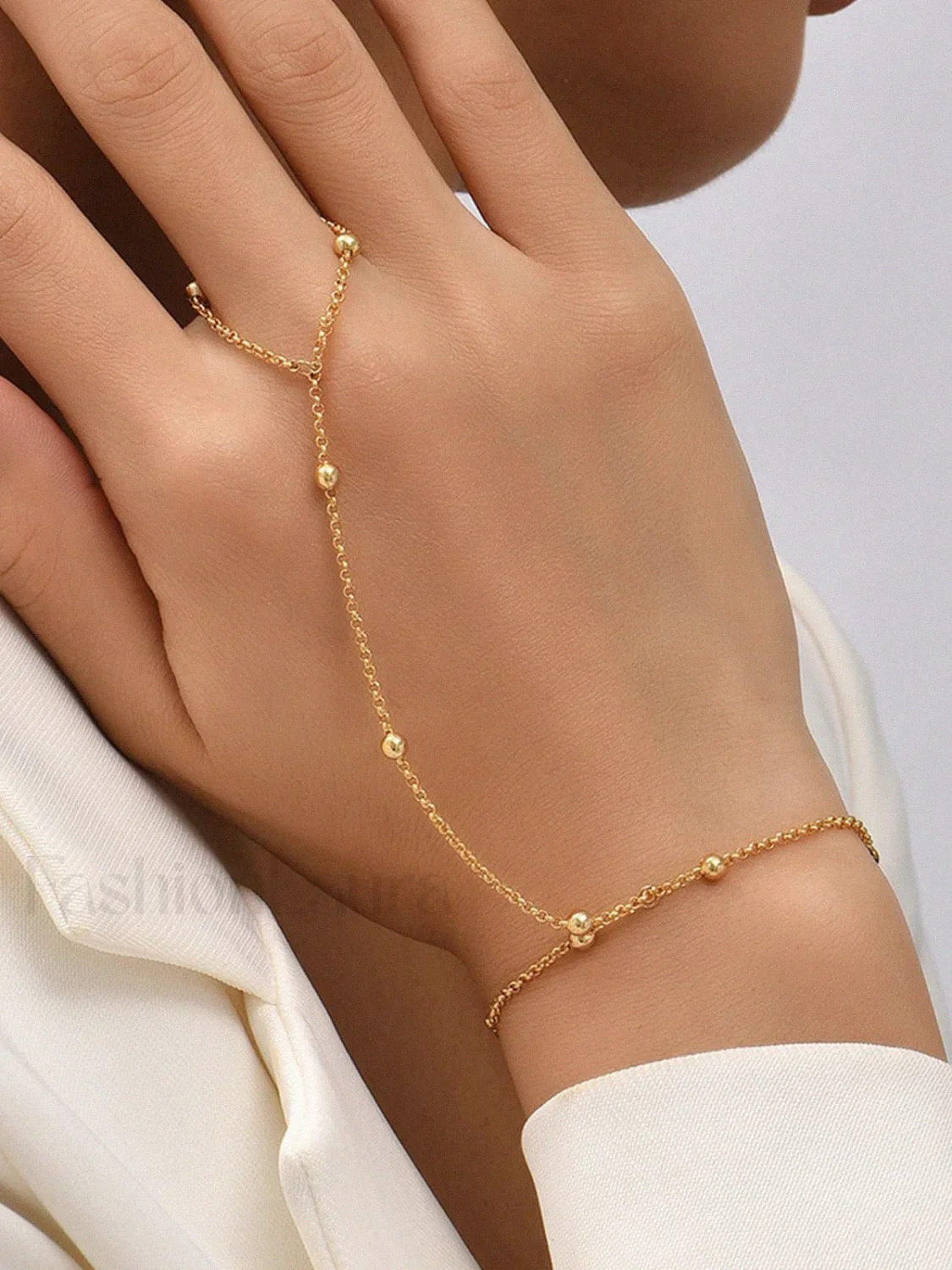 Bead Chain Mittens Bracelet - Image 6
