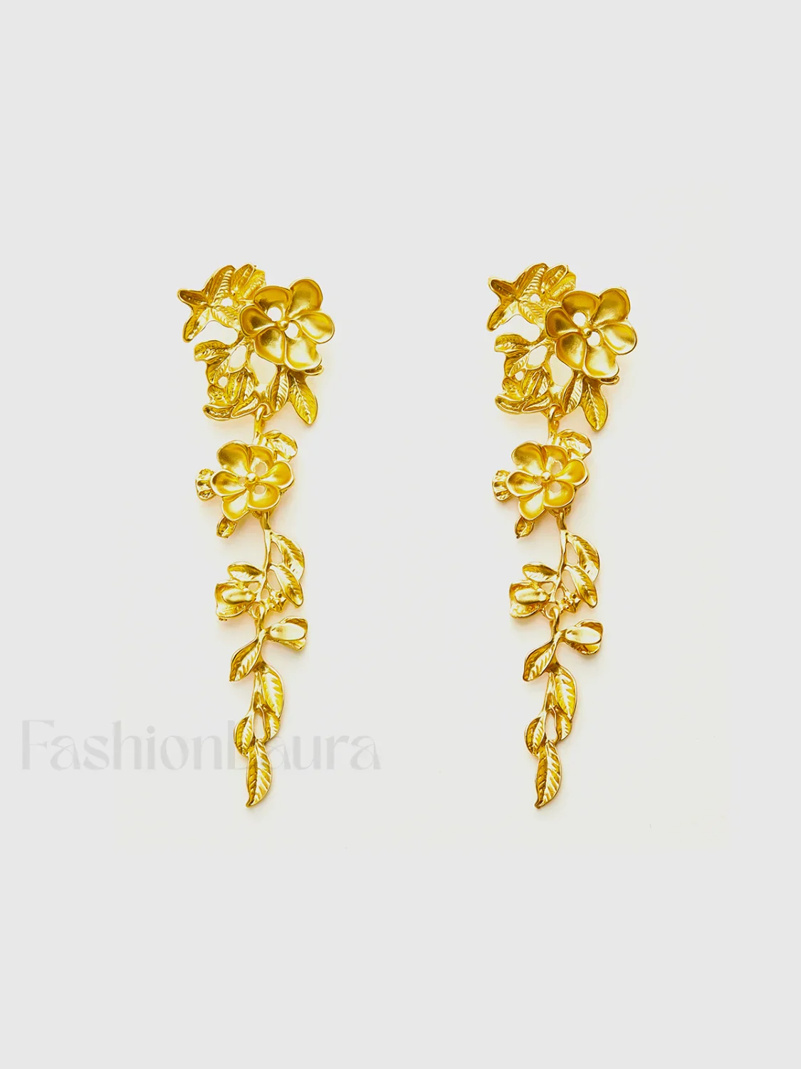 Floral Fringed Earrings - Image 6