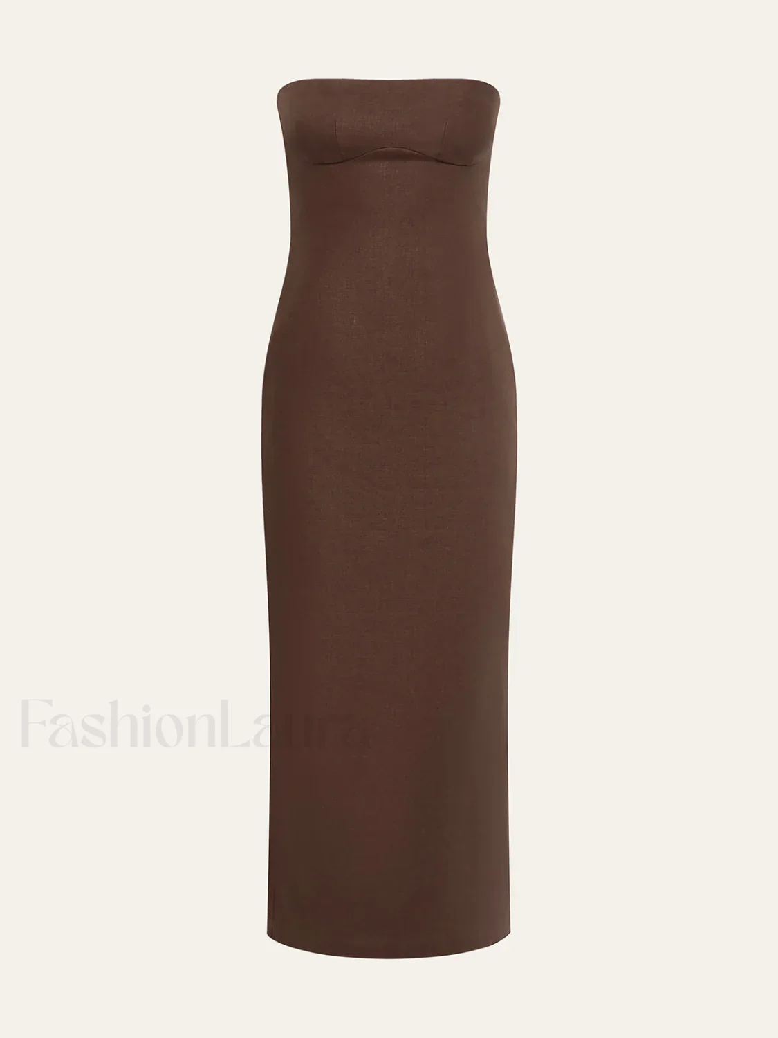 Floral Print Strapless Dress - Image 8
