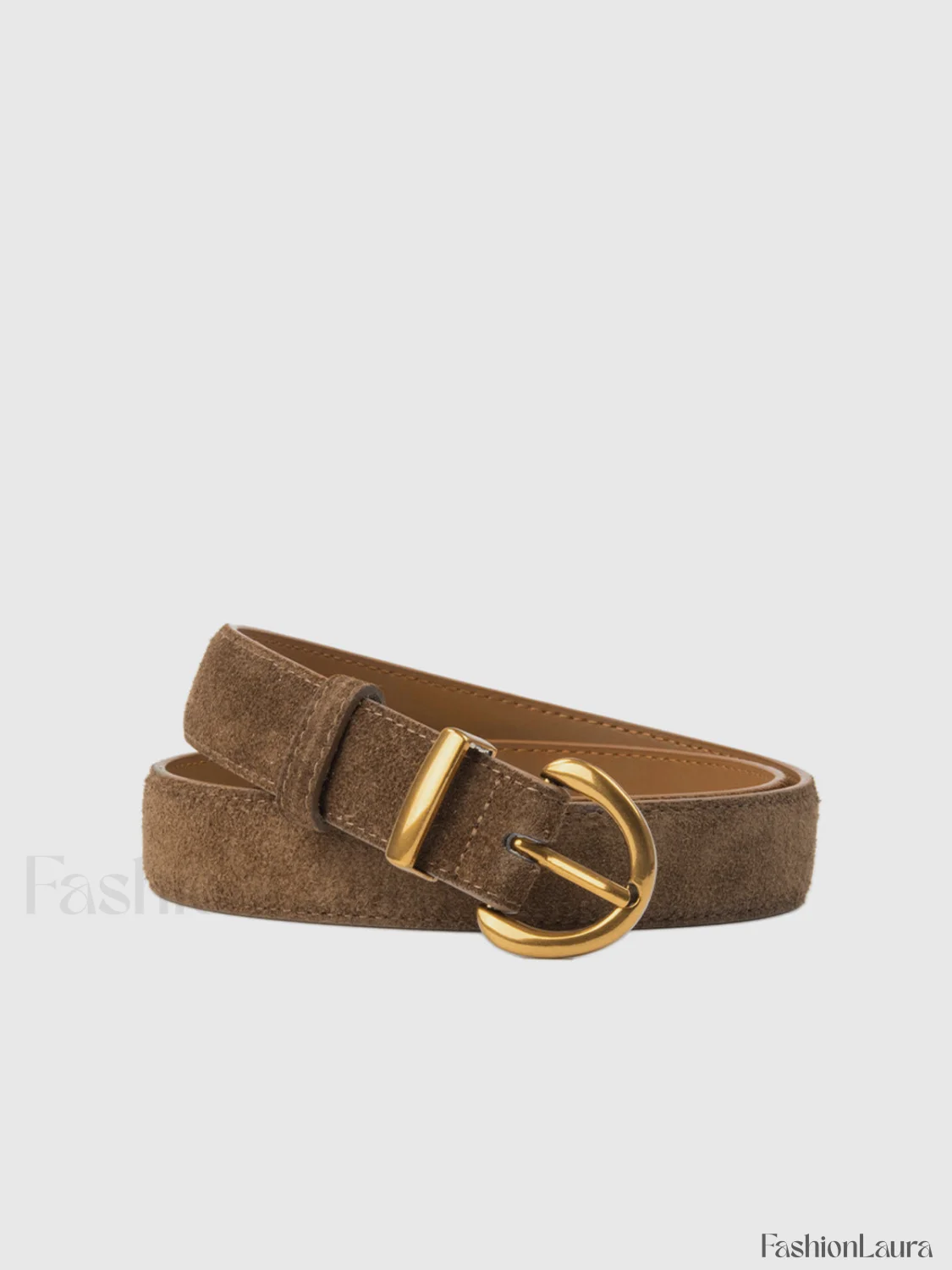 Soft-Buckle Leather Belt - Image 10