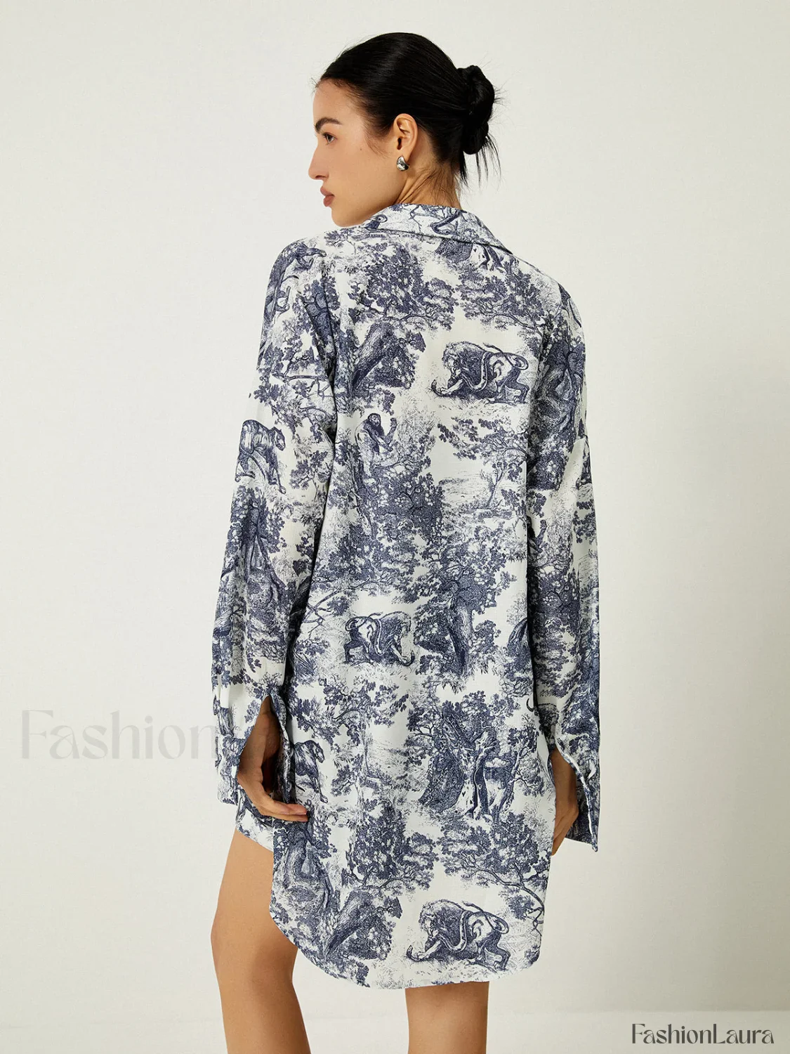 Floral Print Three Piece Shorts Set - Image 15
