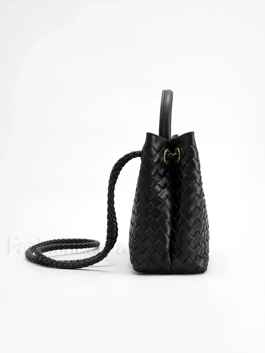 Metal Twist Detail Handle Bag - Image 6