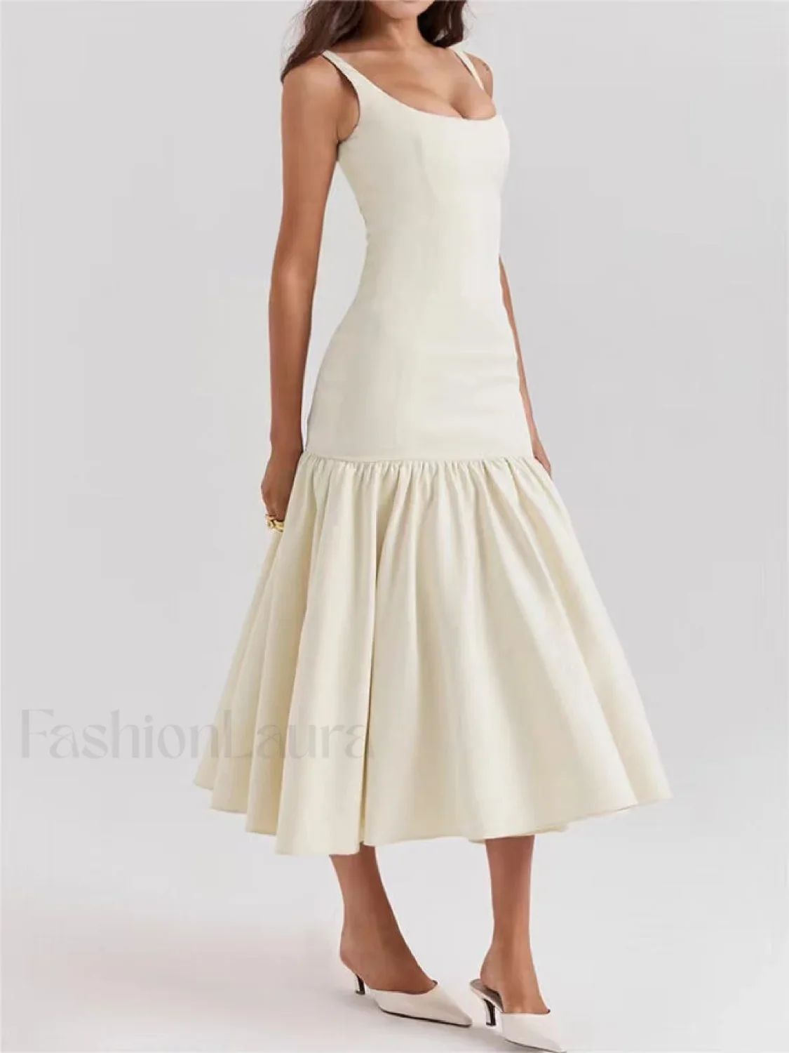 Ruffle Long Cami Sundress - Image 5