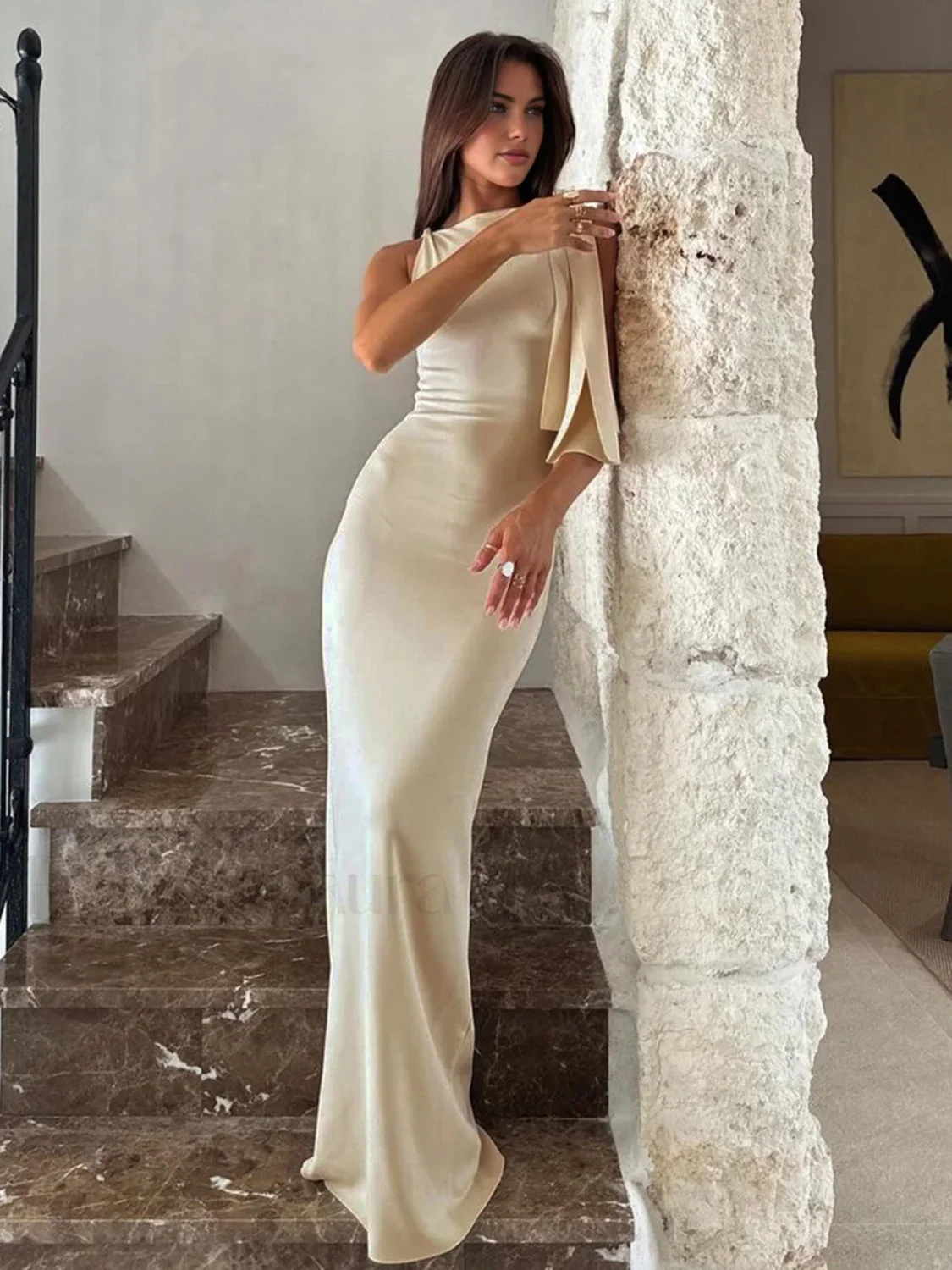 Beloved Knotted Sleeveless Maxi Dress - Image 2