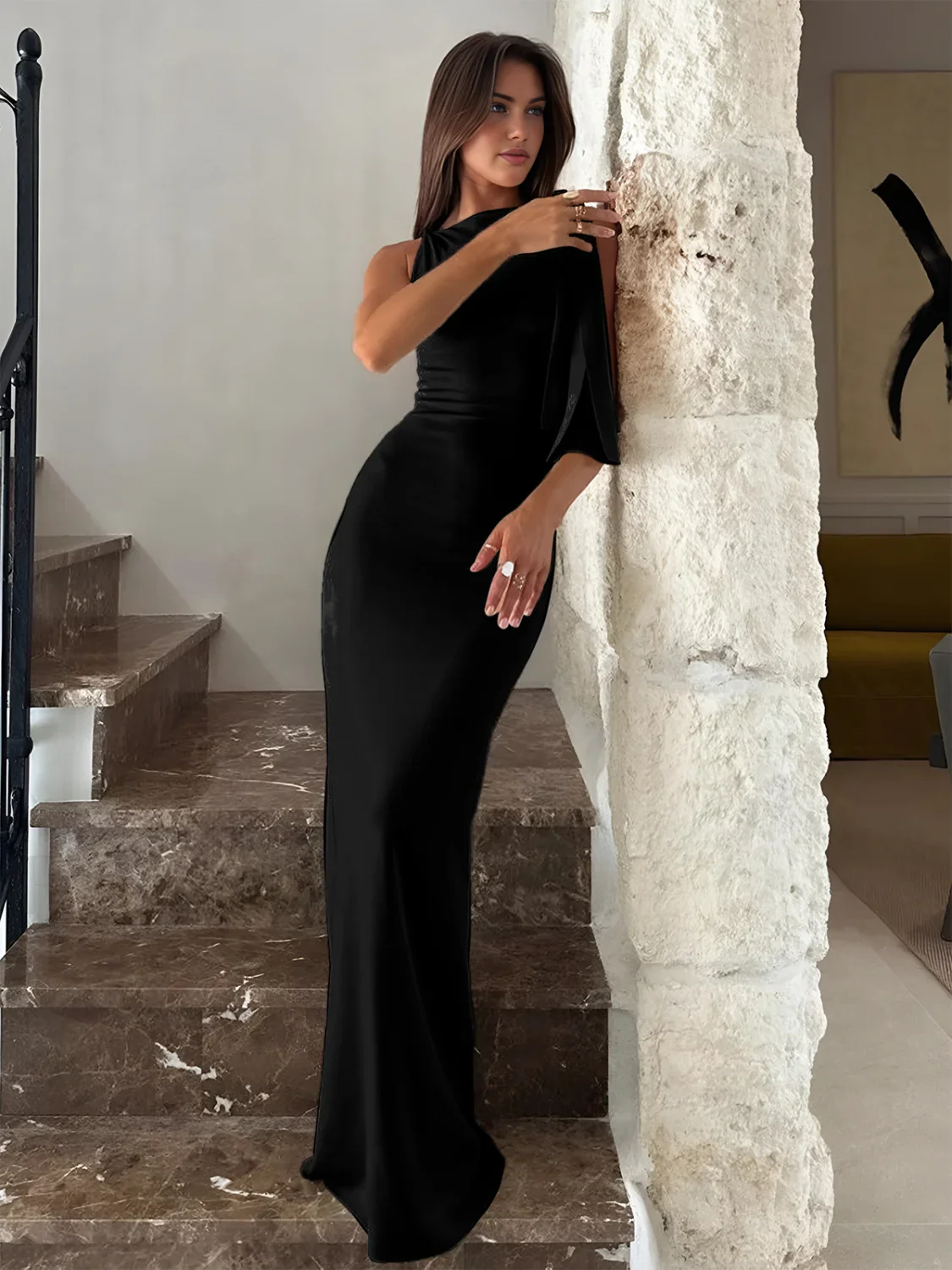 Beloved Knotted Sleeveless Maxi Dress - Image 20