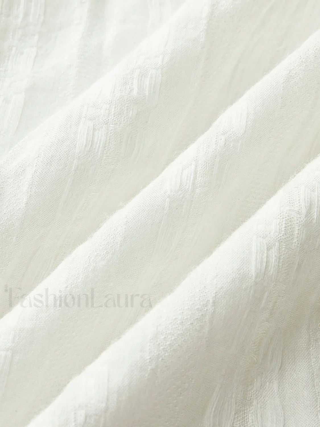 Semi-Sheer Solid Square Neckline Short Dress - Image 9
