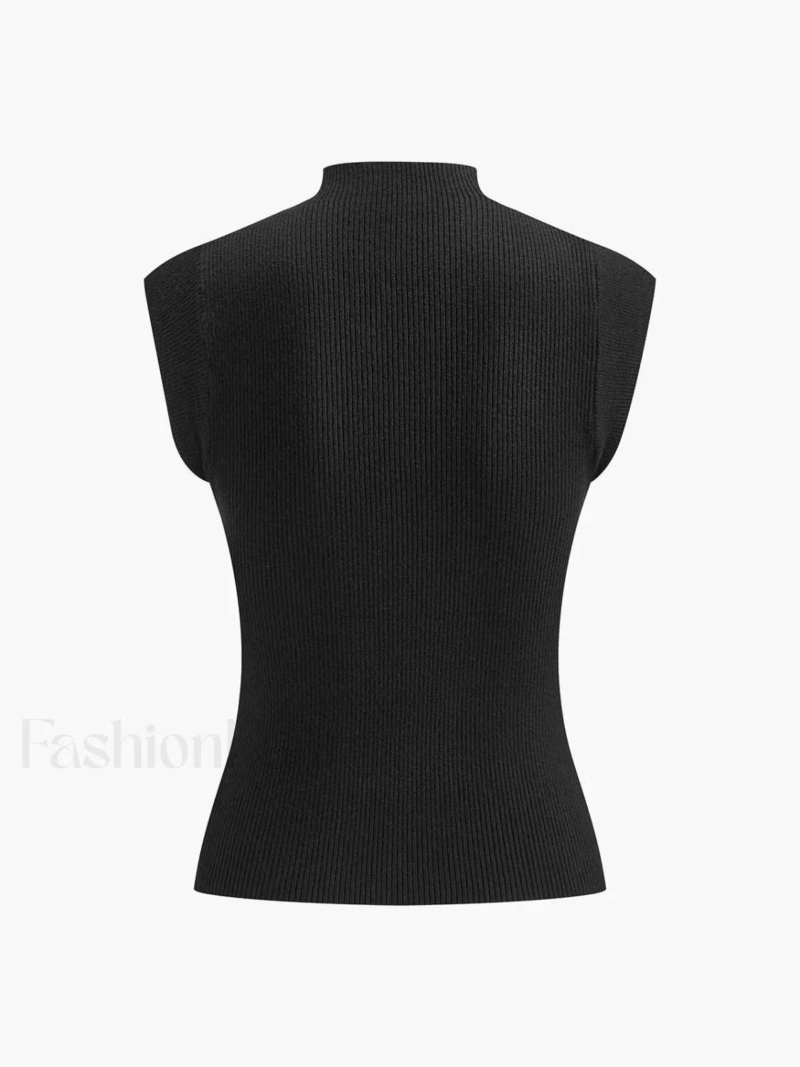 Mesh Patchwork Sleeveless Top - Image 8