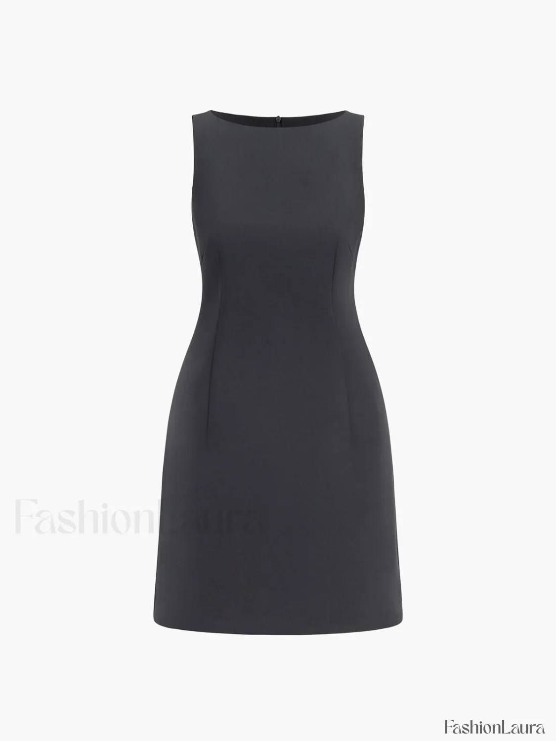 Suiting Sleeveless Short Dress - Image 24