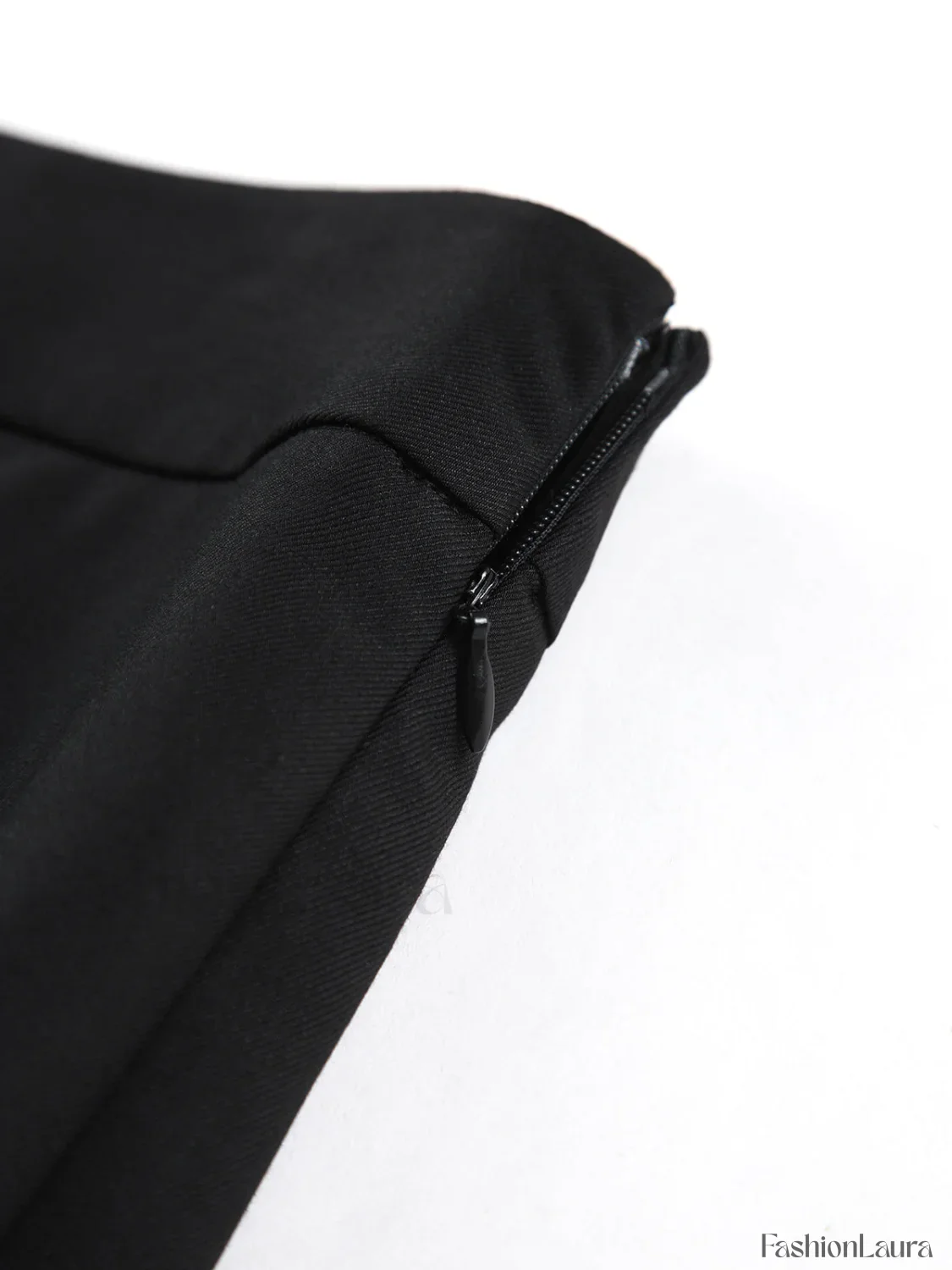 Two Tone Pleated Long Skirt - Image 11